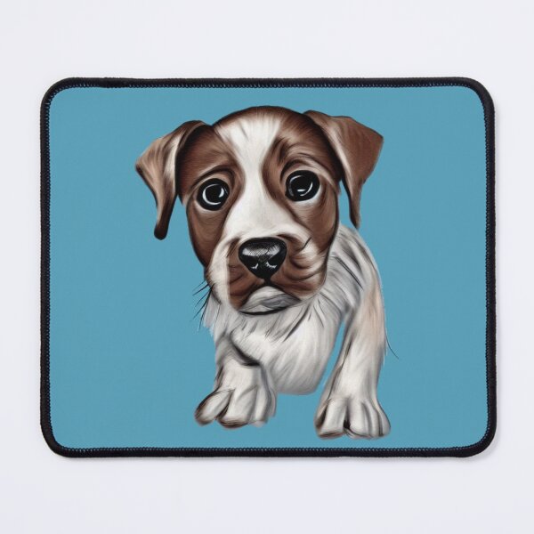 Item preview, Joyful fluffy puppy illustration designed and sold by ODINDISA.