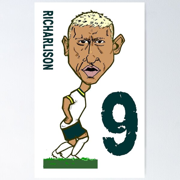 Item preview, Richarlison - Caricature  designed and sold by rettop70.