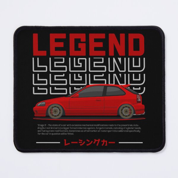 Item preview, Midnight Racer Red EK 9 JDM designed and sold by goldentuners.