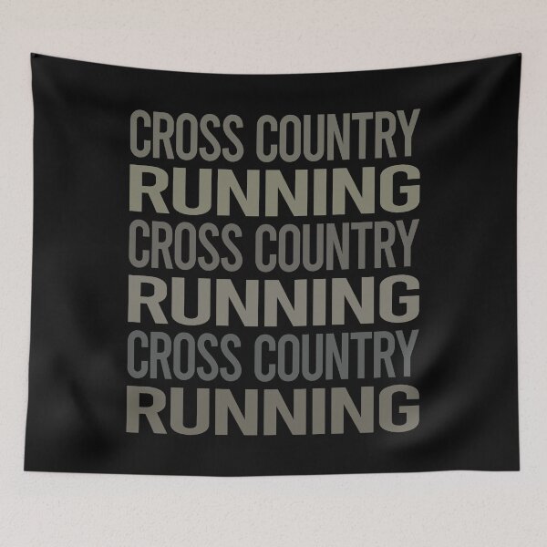 Item preview, Gray Text Art Cross Country Running XC designed and sold by TarynBrown3126.