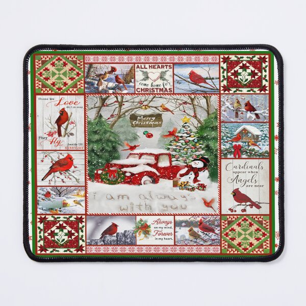 Item preview, All Hearts Come Home For Christmas-Always On My Mind Forever In My Heart Northern Cardinal designed and sold by ImkeAhrens.