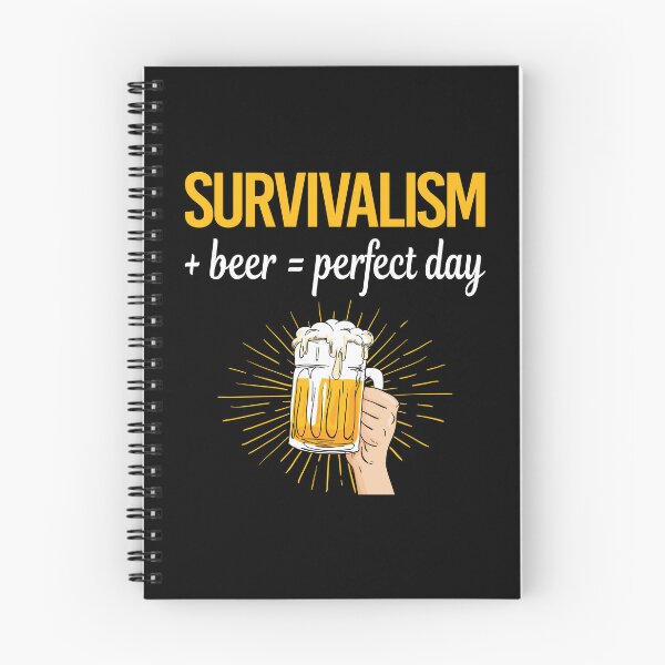 Item preview, Beer Perfect Day Survivalism Prepper Preppers Survival designed and sold by WigglesDailey.