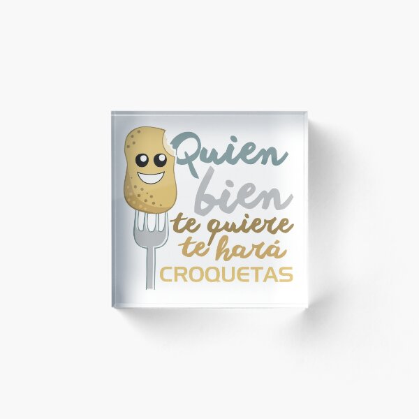 CROQUETAS Bloque acrílico