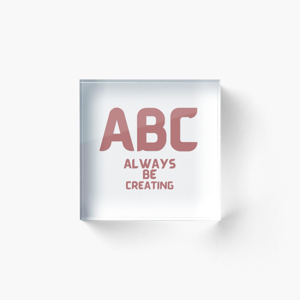 Item preview, Acrylic Block designed and sold by us-products.