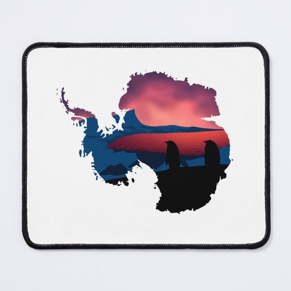 Item preview, Antarctica map and landscape designed and sold by landscapeworlds.
