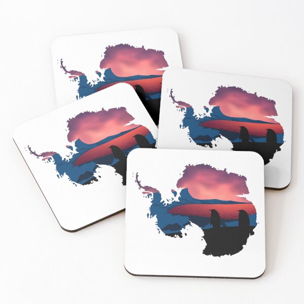 Item preview, Antarctica map and landscape designed and sold by landscapeworlds.