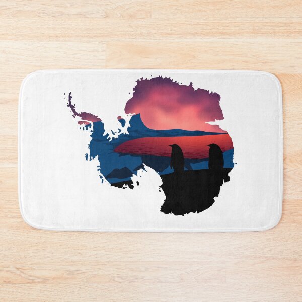 Item preview, Antarctica map and landscape designed and sold by landscapeworlds.