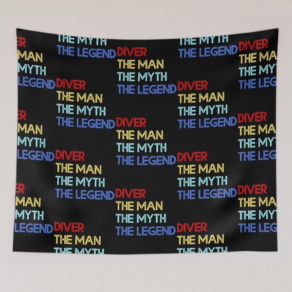 Item preview, Scuba Diver Man Myth Legend Diver designed and sold by Zaidan16.
