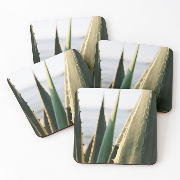 Item preview, Agave cactus with sea view / Ibiza Nature & Travel Photography designed and sold by Diana van Neck.
