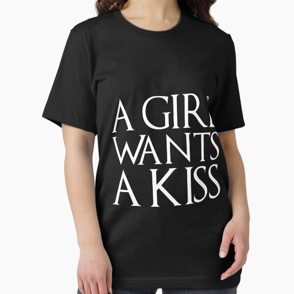 Artikel-Vorschau von A girl wants a kiss, designt und verkauft von Exilant.