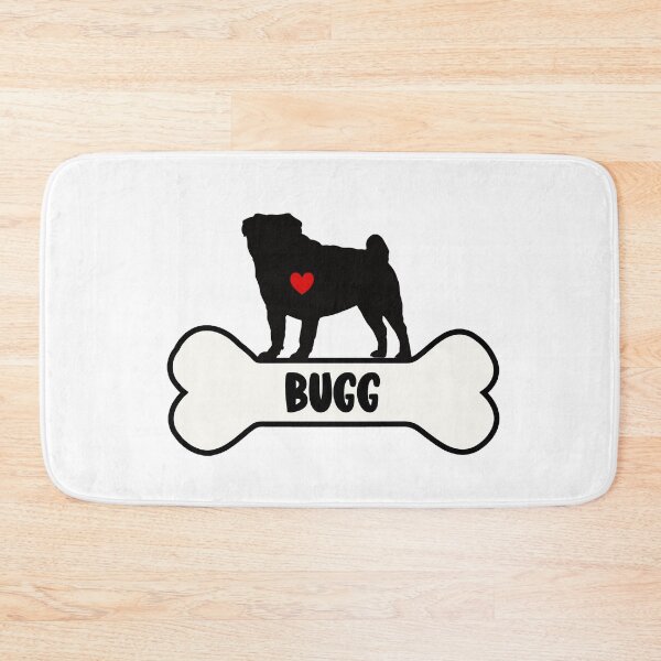 Item preview, I Love My Bugg, Pug Boston Terrier Cross designed and sold by MajesticTree.
