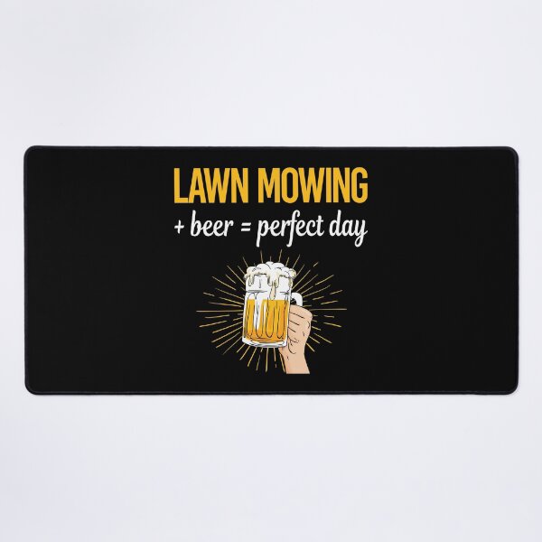 Item preview, Beer Perfect Day Lawn Mowing Mower Lawnmower designed and sold by WigglesDailey.