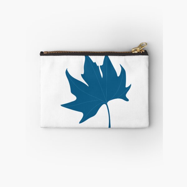 Item preview, blue autumn / fall leaf illustration designed and sold by aquanour.
