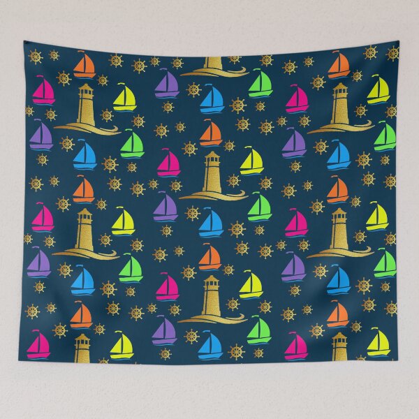Item preview, Rainbow sailboats designed and sold by KCAbdelnour.
