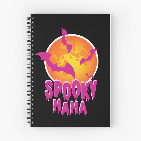 Artikelvorschau, Spooky Mama Bats und Mond-Halloween-Design entworfen und verkauft von BearCaveDesigns.