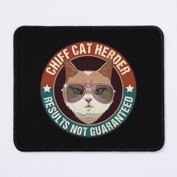 Item preview, Chief Cat Herder. Funny Cat Lover Jokes designed and sold by nookworker.