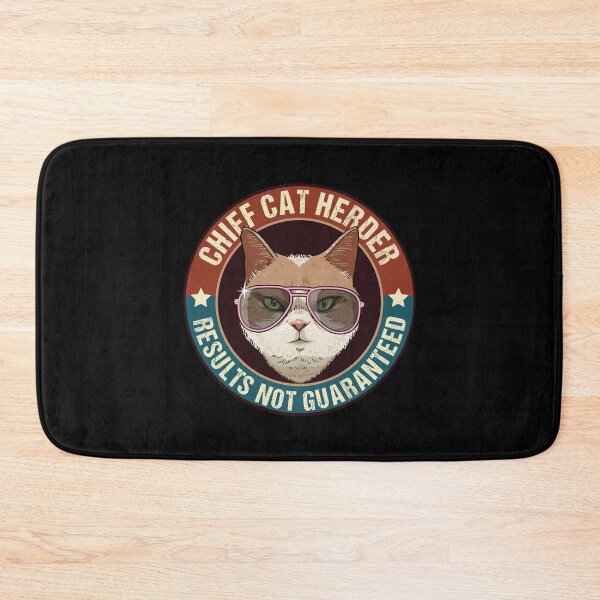 Item preview, Chief Cat Herder. Funny Cat Lover Jokes designed and sold by nookworker.