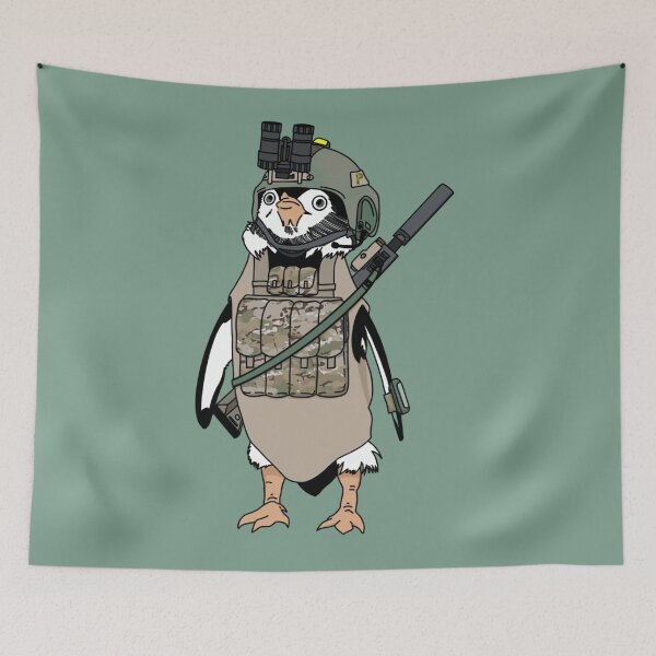 Item preview, Tactical penguin designed and sold by JeniBoyleg.