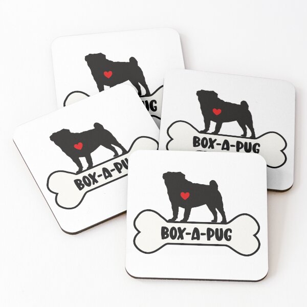 Item preview, I Love My Box-A-Pug, Boxer Pug Cross designed and sold by MajesticTree.