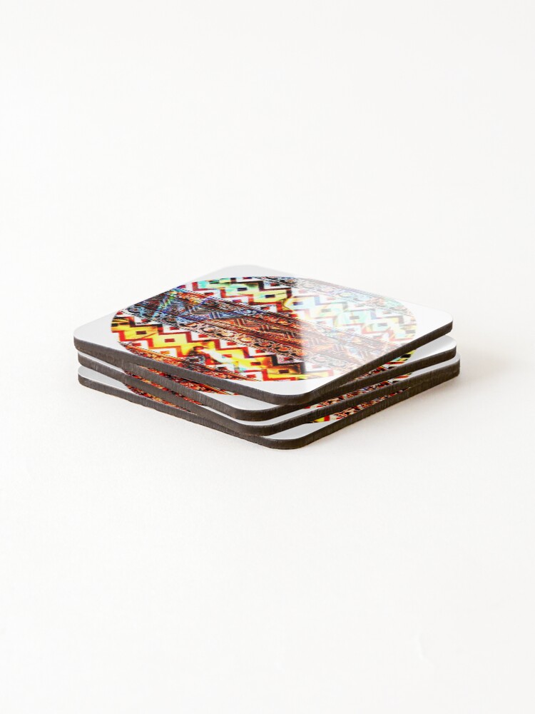 Thumbnail 4 of 5, Coasters (Set of 4), Abstract Design designed and sold by Malik-Designs.