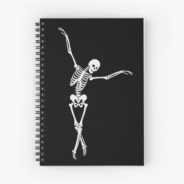 Aperçu de l'œuvre Squelette dansant créée et vendue par PotluckPrints.