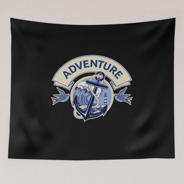 Item preview, Nautical Adventure - Dark designed and sold by Motiv8-Tees.