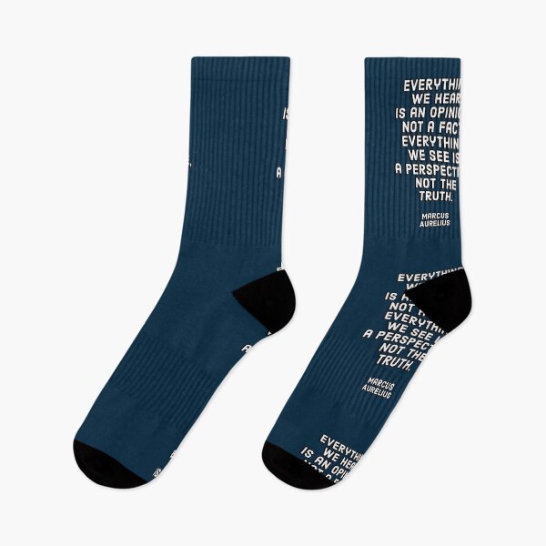 Item preview, Marcus Aurelius — 'Everything we hear is an opinion, not a fact. Everything we see is a perspective, not the truth.' designed and sold by Inspirationmotivation.