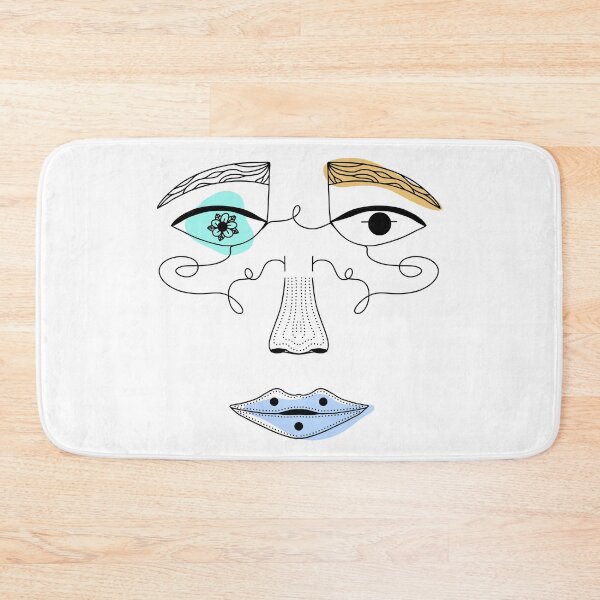 Item preview, Abstract Longing Face No. 2 designed and sold by Cooper Lynn Designs.