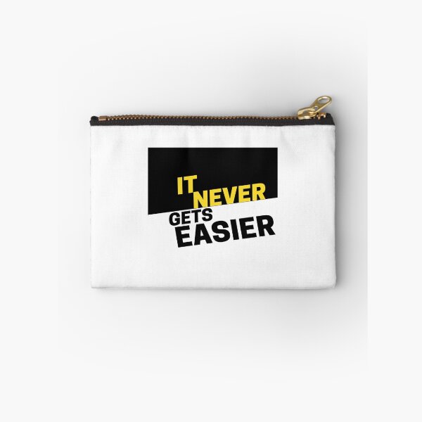 Item preview, It never gets easier motivational life quote  designed and sold by LSNDesign.