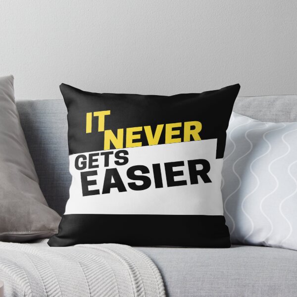 Item preview, It never gets easier motivational life quote  designed and sold by LSNDesign.