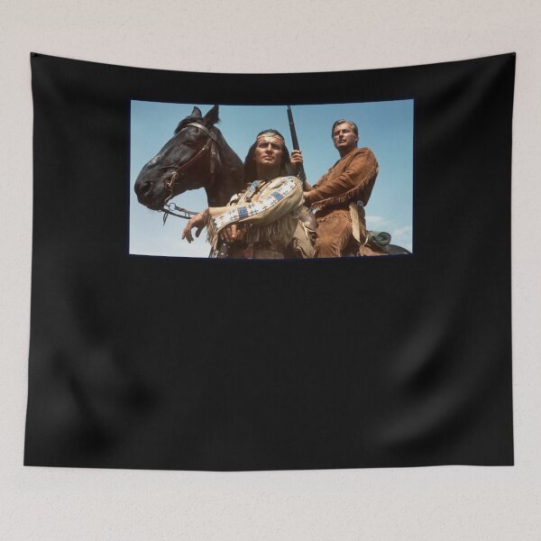 Item preview, winnetou and old shatterhand Classic T-Shirt designed and sold by ThijmenDongen.