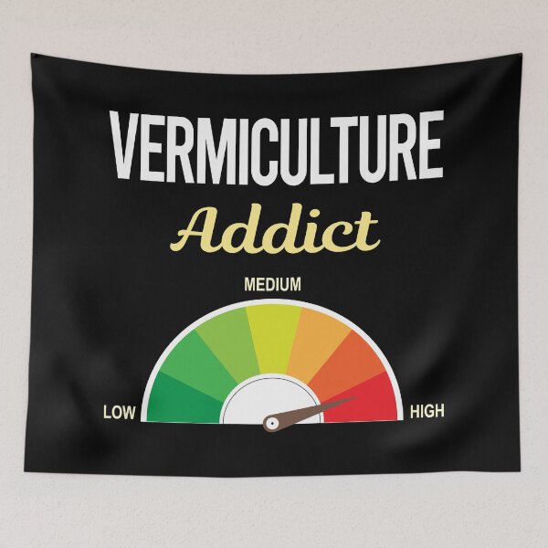 Item preview, Addict Vermiculture Worm Farming Farmer Vermicompost Vermicomposting designed and sold by PriscillaHerna.