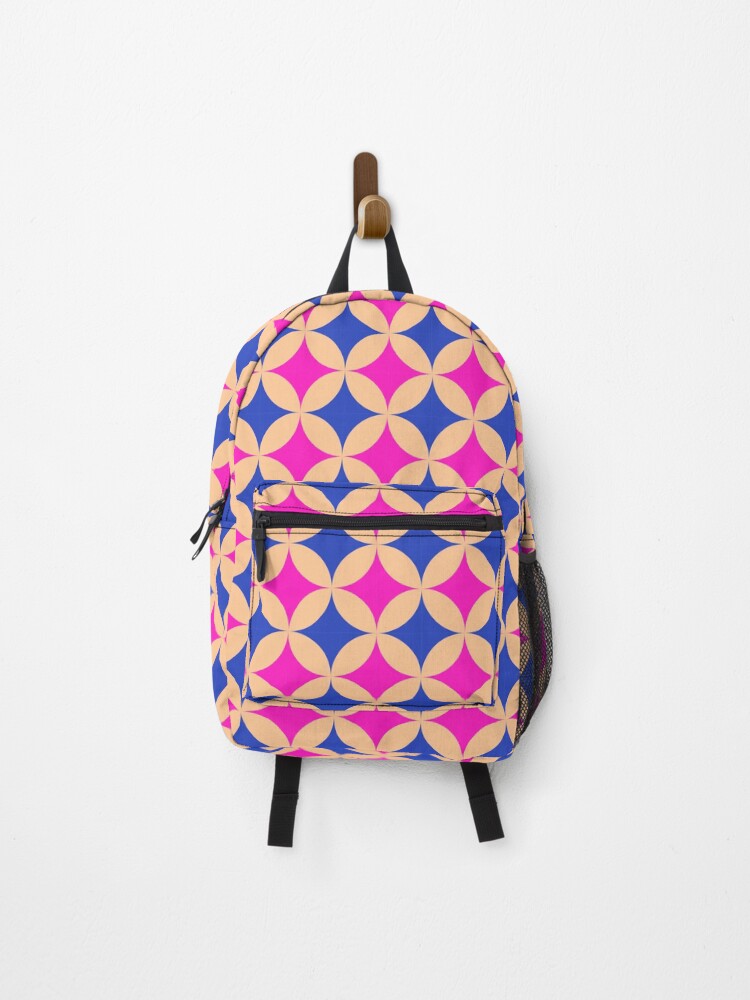 Thumbnail 1 of 3, Backpack, Geometric Patten designed and sold by Marvelpic.