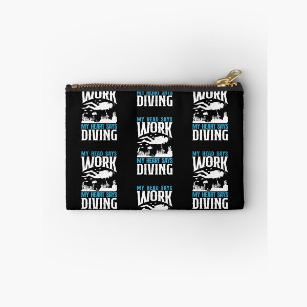 Item preview, Scuba Diver My Head Says Work My Heart Says Scuba Diving designed and sold by Zaidan16.