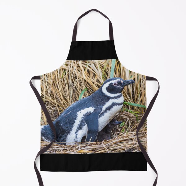 Item preview, Magellanic Penguin with Baby near Ushuaia, Argentina designed and sold by holgermader.