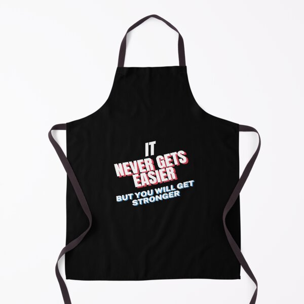 Item preview, It never gets easier but you will get stronger motivational quotes  designed and sold by LSNDesign.