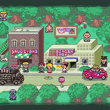 Artwork thumbnail, Earthbound Town by likelikes
