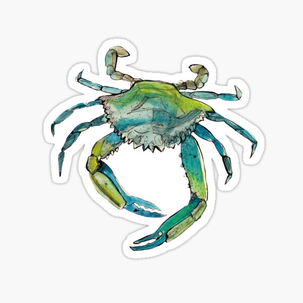Crab Sticker