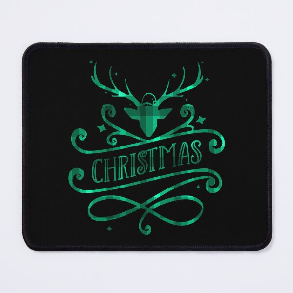 Item preview, Christmas Green Tartan Pattern Reindeer designed and sold by Trinket-Trickster.
