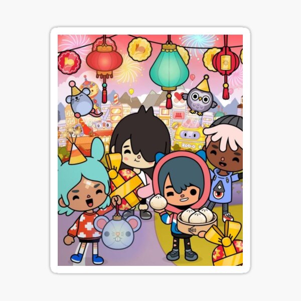 "Toca boca" Sticker for Sale by Jonnasushi | Redbubble