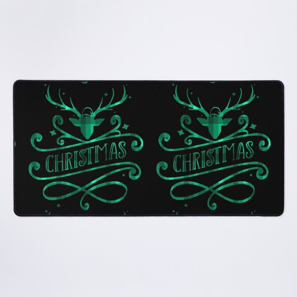 Item preview, Christmas Green Tartan Pattern Reindeer designed and sold by Trinket-Trickster.