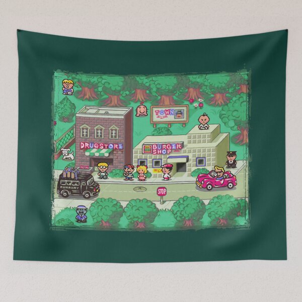 Item preview, Earthbound Town designed and sold by likelikes.