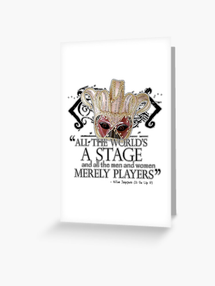 Shakespeare Card Mask