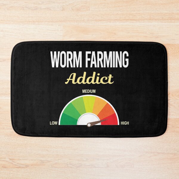 Item preview, Addict Worm Farming Farmer Vermiculture Vermicompost Vermicomposting designed and sold by PriscillaHerna.