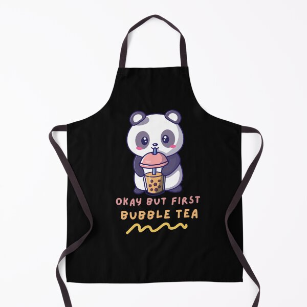 Item preview, Okay But First Bubble Tea Cute Kawaii Bubble Tea Lover Panda designed and sold by Artistusha.