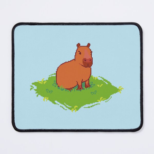 Item preview, Capybara Chilling designed and sold by Tofu's Pixel Art Store.