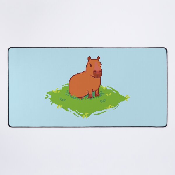 Item preview, Capybara Chilling designed and sold by Tofu's Pixel Art Store.