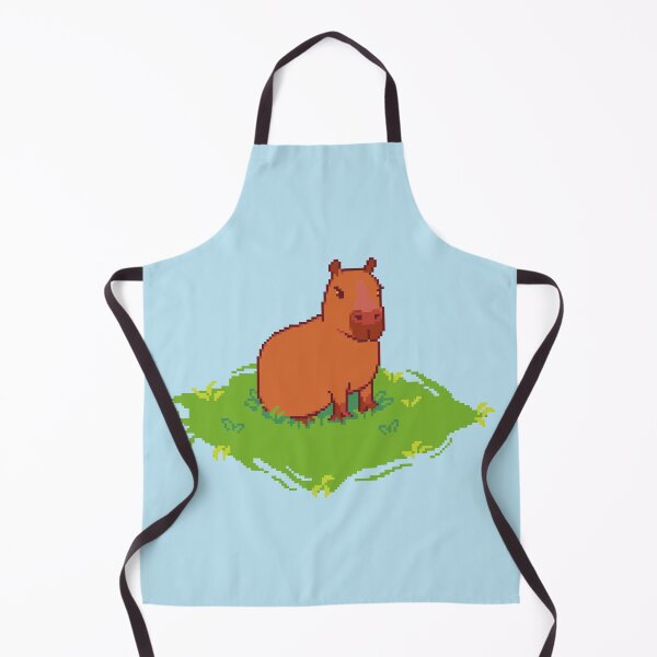 Item preview, Capybara Chilling designed and sold by Tofu's Pixel Art Store.