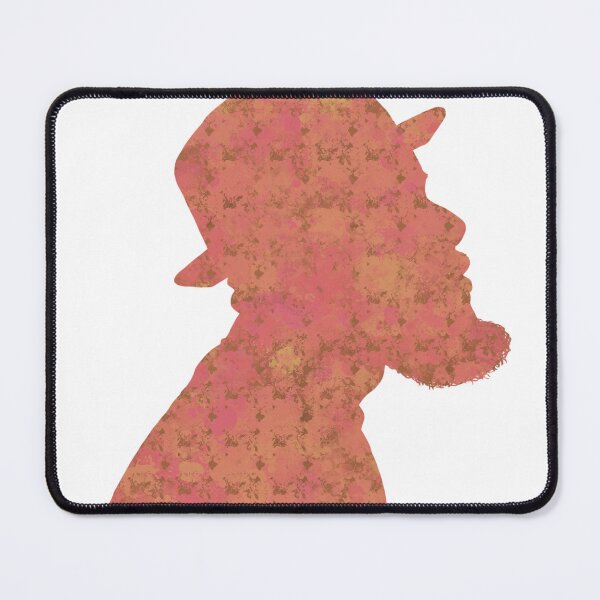 Item preview, Silhouette of Watercolor Beard Man in Hat  designed and sold by RED by Arcanum Studio.