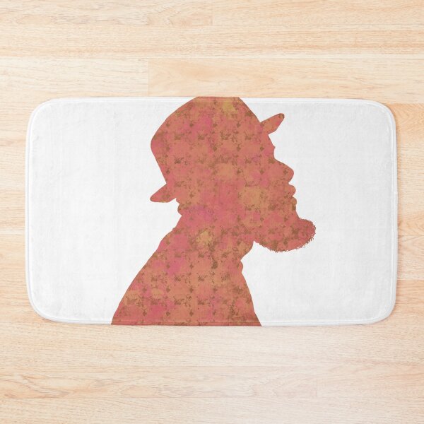 Item preview, Silhouette of Watercolor Beard Man in Hat  designed and sold by RED by Arcanum Studio.